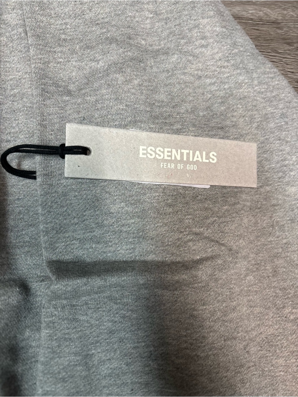 Fw20 fear of god essentials Heather Oatmeal hoodie - Picture 5 of 7